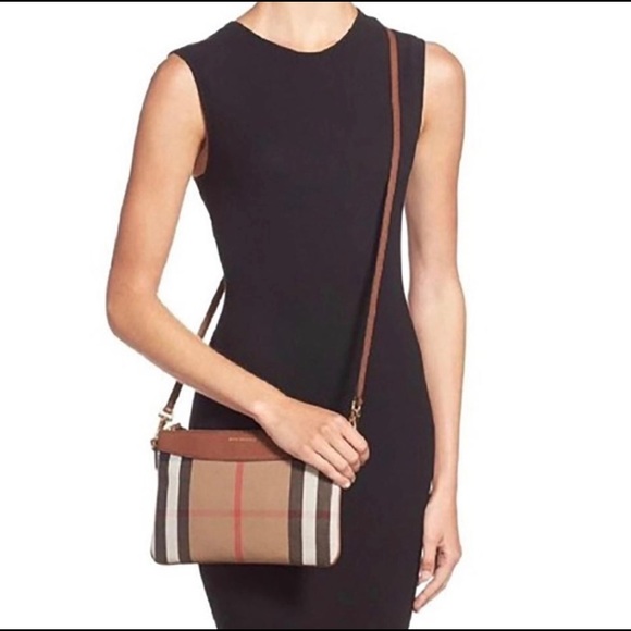 Burberry Bags Authentic Burberry House Check Derby Peyton Crossbody